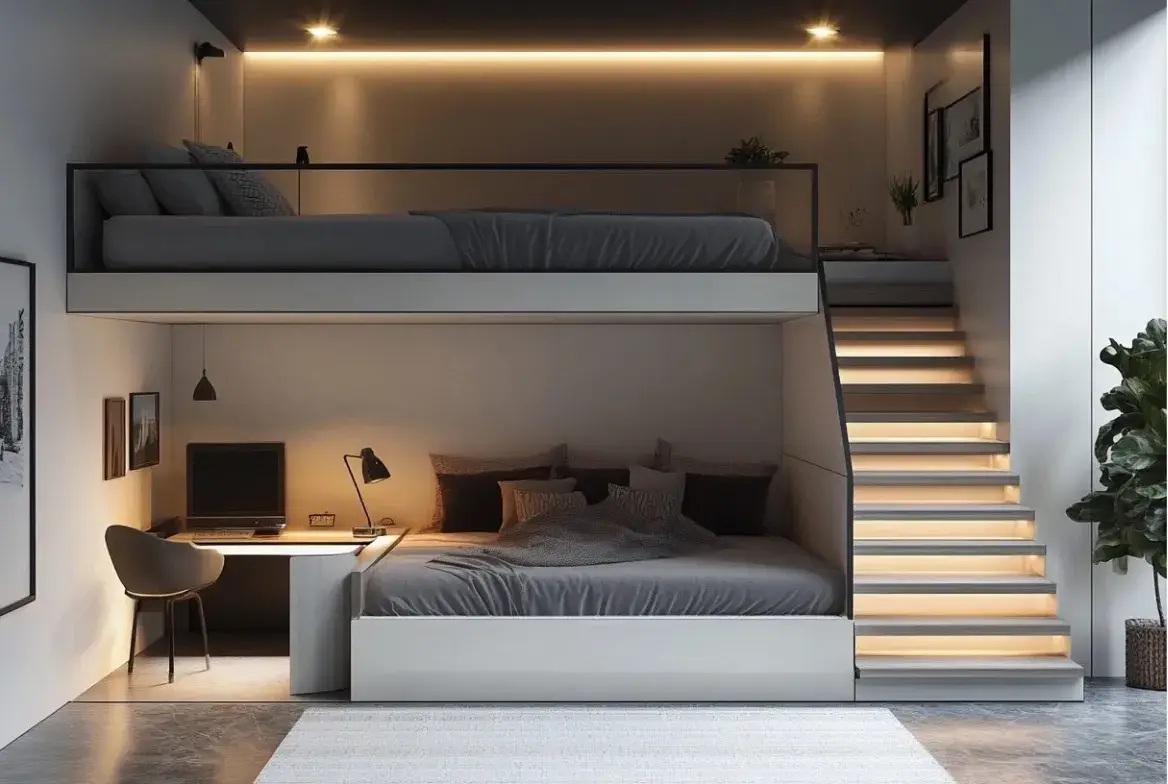 Beautiful loft bed ideas for a stylish and space saving bedroom