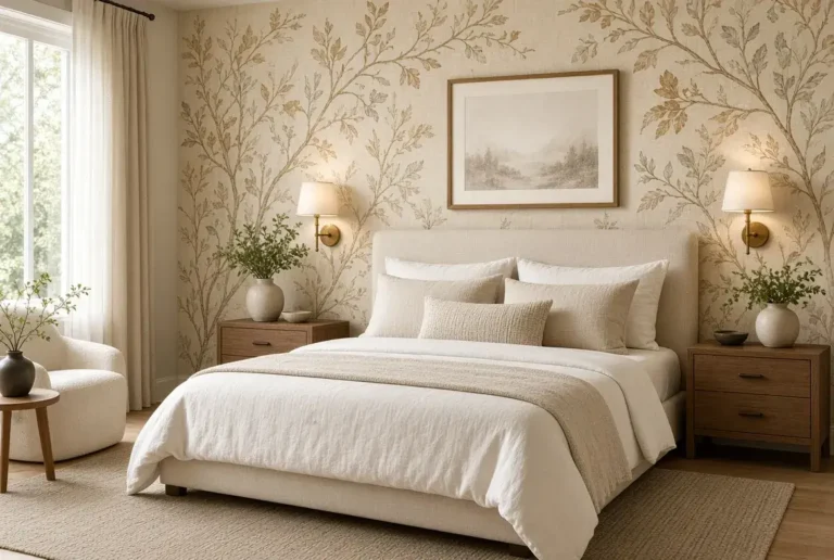 10 bedroom wall decor ideas with beautiful wallpaper bedroom inspiration