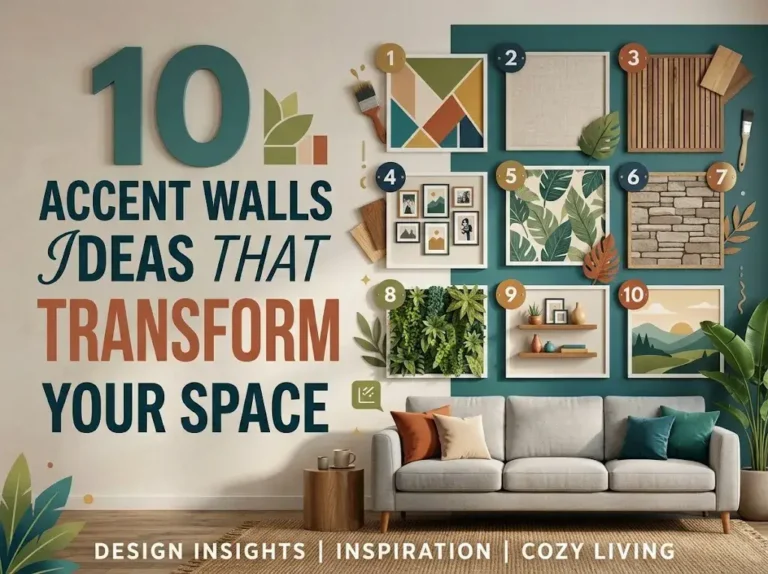 Accents Walls in Living Room Ideas