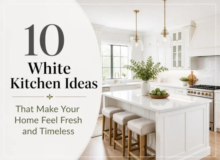 White Kitchen Ideas That Make Your Home Feel Fresh and Timeless