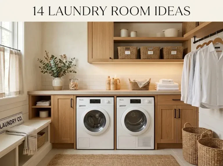 14 Laundry Room Ideas to Make Your Space Beautiful and Organized